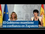 El Gobierno mantiene su confianza en Zapatero: "No voy a valorar las distintas versiones"