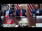 Trump says he’s not thinking about politics during Iran nuclear talks