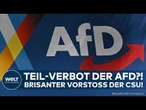 DEUTSCHLAND: Donnerschlag! Teil-Verbot der AfD?! Brisanter Vorschlag der CSU