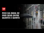 Previsão do tempo: pico da onda de frio será nesta quarta (24) e quinta (25) | CNN NOVO DIA