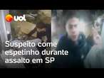 Suspeito come espetinho durante assalto no centro de São Paulo; veja vídeo