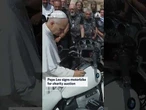 Pope Leo signs motorbike for charity auction