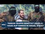 GAZA-GEISELN: Demütigendes Schauspiel - Hamas lässt sechs weitere israelische Entführte frei