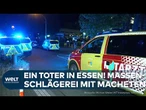 NORDRHEIN-WESTFALEN: Ein Toter, mehere Schwerverletzte! Massenschlägerei in Essen