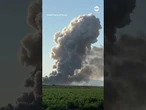 Dramatic moment explosion rocks fireworks warehouse in California
