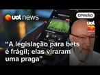 Bets são 'praga' e emissoras jogam responsabilidade para consumidor, diz Josias