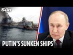 Humiliated Putin is HIDING state of Russia's Navy - one third of Black Sea fleet has already sunk