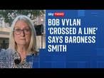 Bob Vylan's comments 'crossed a line' at Glastonbury, says Baroness Jacquie Smith