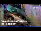 Espagne: une voiture s’encastre dans une bouche de métro à Madrid