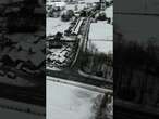 Village in Lancashire covered in first snowfall of 2025