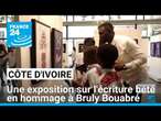 Côte d'Ivoire : une exposition sur l'écriture bété en hommage à Frédéric Bruly Bouabré