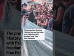 Protesters against the conflict in Gaza prevent Israeli visitors from touring Greek Island