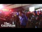 Thai prime minister visits site of Bangkok pub fire that killed at least 27 people