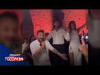 Cesare Cremonini show al matrimonio di Pecco Bagnania: canta 