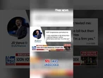 VP Vance reveals text from GOP congressman as megabill nears final vote #shorts #foxnews #politics