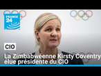 La Zimbabwéenne Kirsty Coventry élue présidente du CIO, première femme à la tête de l'institution