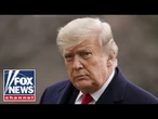 Former President Trump holds a press conference at the NRSC