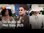 Met Gala 2025: Bad Bunny, Lisa, Zendaya, Diana Ross e mais; os looks do evento de moda