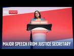 Justice Secretary Shabana Mahmood delivers major speech on the Probation Service