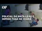 Policial civil imobiliza homem que tentou fugir após descumprir medida protetiva em Quixadá