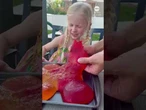 Kids melt hundreds of gummy bears to create giant gummy creature