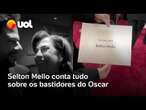 Selton Mello mostra bastidores do Oscar: veja tapete vermelho, Fernanda Torres e torcida brasileira