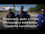 Bolsonaro fala em 'suprema humilhação' após colocar tornozeleira: 'Nunca pensei em sair do Brasil'