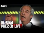 Farage hosts Reform press conference with ex-Tory minister