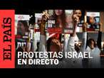 DIRECTO | Protestas en Israel contra el Gobierno exigen la liberación de los rehenes de Hamás