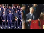 Seleção espanhola inicia comemorações pelo bi mundial em Madri | AFP