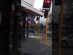 WATCH: A woman is thrown into traffic by strong winds, forcing cars to come to a stop #shorts #new