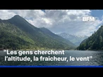 ROBIN DE BFM - Canicule: ils partent chercher de la fraicheur en montagne