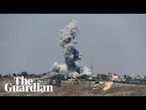 Smoke rises in southern Lebanon as Netanyahu escalates the war against Hezbollah
