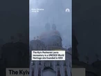Fire engulfs historic Ukrainian monastery after strikes