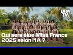 Miss France 2025: une intelligence artificielle prédit le classement des cinq finalistes