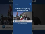 Trump verkündete die Einigung mit Iran während seines 80. #tagesschau #nachrichten #news #iran #usa
