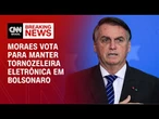 Alexandre de Moraes vota para manter tornozeleira eletrônica em Bolsonaro | BASTIDORES CNN