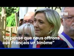 Présidentielle: Marine Le Pen annonce Jordan Bardella comme "Premier ministre" en cas de victoire