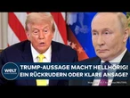USA: Donald Trump will zu Putin! Aussage auf Pressekonferenz macht hellhörig! "Das liegt an ihm!"