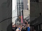 New York Knicks fans chant 'Let's go, Knicks!'