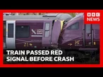 Train passed red signal before fatal crash near Bedford, England, report says | BBC News