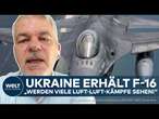 PUTINS KRIEG: Einsatz steht bevor! Ukraine erhält Kampfjets vom Typ F-16