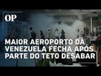 Terremotos deixam mais de 160 mortos: Maior aeroporto da Venezuela fecha após parte do teto desabar