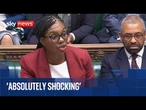 Kemi Badenoch asks urgent question in the Commons