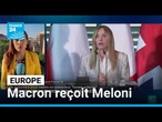 Emmanuel Macron reçoit la Première ministre italienne pour mettre en scène leur "bonne entente"