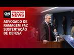 Advogado de Ramagem faz sustentação de defesa | LIVE CNN