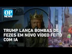 Trump usa IA para lançar "bomba de fezes" em manifestantes do movimento "No Kings" | OP News