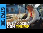 TRUMP MCDONALDS | El candidato republicano prepara unas patatas fritas y sorprende a unos clientes