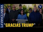 La presidenta encargada de Venezuela habla de los seísmos