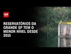 Crise hídrica: Nível de reservatórios da Grande SP é o menor desde 2015 | CNN NOVO DIA
